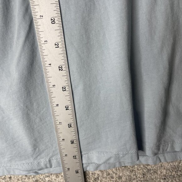 ATM Anthony Thomas Melillo Shirt Mens Small Light Blue V Neck Tee 100% Cotton - Picture 2 of 8